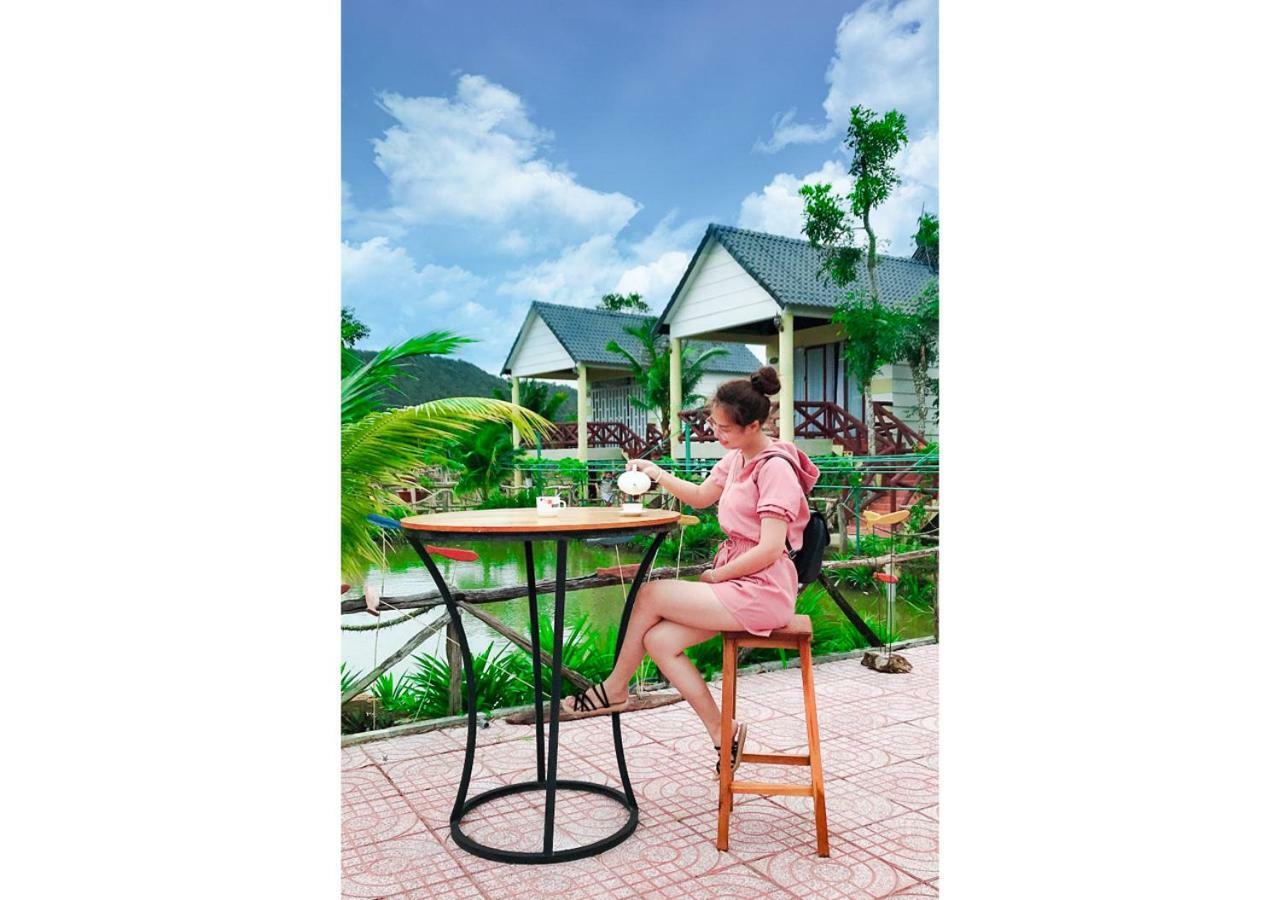 Bungalows Bai Vong Дуонг-Донг Экстерьер фото