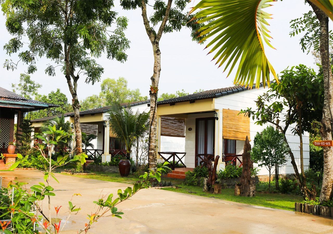 Bungalows Bai Vong Дуонг-Донг Экстерьер фото